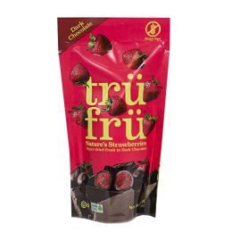 12 Pieces HypeR-Dried Real Strawberries In Dark Chocolate - 2.1 Oz. - Food & Beverage