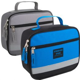 24 Pieces Fridge Pak Reflective Strap Lunch Bag - Cooler & Lunch Bags