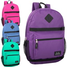 24 Pieces 18 Inch Double Buckle Backpack - Girls - Backpacks 18" or Larger