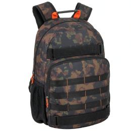 24 Pieces 19 Inch Dual Strap Daisy Chain Backpack With Laptop Sleeve - Camo - Backpacks 18" or Larger