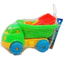 72 Pieces 5" Beach Truck W/ 4pc Acss - Beach Toys