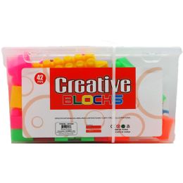12 Sets 42pc Assrt Color Blocks - Toys & Games