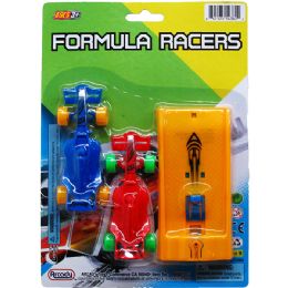 72 Wholesale 2pc 4" Forumla Racers W/ Launcher