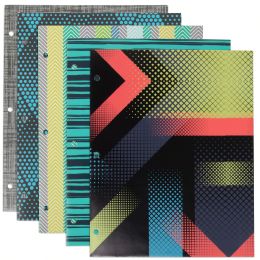 100 Wholesale Printed Two Pocket Folder - 11.5 X 9