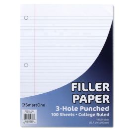 50 Packs Filler Paper - College Ruled 100 Sheets - Paper