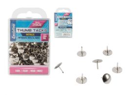 24 Wholesale Thumb Tacks 350 pc