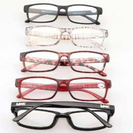 48 Wholesale Plastic Reading Glasses Assorted Styles And Powers