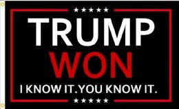 24 of Trump Won I Know It You Know It Flag