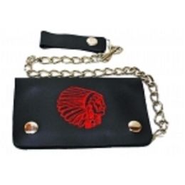 2 of Small American Indian Bi Fold Chain Wallet