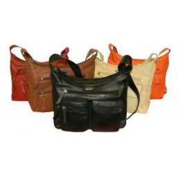 4 Wholesale Lightweight Medium Crossbody Bag Shoulder Bag With Multi Pocket For Women In Black