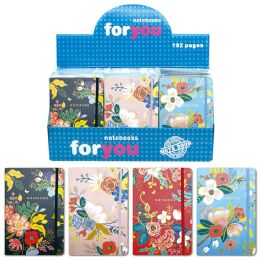 24 Wholesale Note Book Flower Large