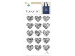 72 pieces Momenta 15 Piece Iron On Hearts - Craft Tools