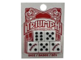 108 pieces Triumph Dice Set Pack - Playing Cards, Dice & Poker