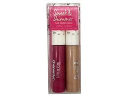 72 pieces Sweet And Shimmer Lip Gloss Duo - Lip Gloss
