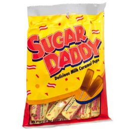 12 pieces Sugar Daddy Milk Caramel Pops - Food & Beverage