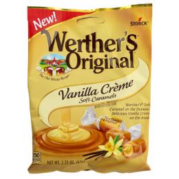 Werthers Original Vanilla Creme Soft Caramels 2.22 Oz Peg Bag