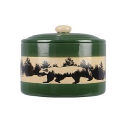 4 Wholesale Cookie Jar Lodge Stoneware