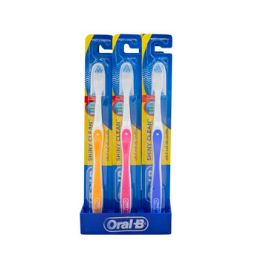 96 pieces Toothbrush Soft OraL-B W/cap 8-12pc Tray Shiny Clean - Toothbrushes and Toothpaste