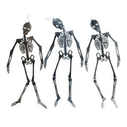 12 pieces Skeleton Decor 46in Jointed - Halloween
