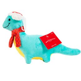 12 Bulk Holiday Dog Toy Dinosaur