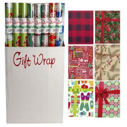 60 pieces Gift Wrap Christmas 40 Sq ft - Christmas Gift Bags and Boxes