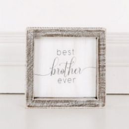 24 Bulk Wall Sign 5x5 Best Brother