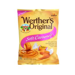 12 pieces Candy Werthers Soft Caramels 4.51 Oz Peg Bag - Food & Beverage