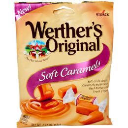 12 pieces Werthers Original Soft Caramel 2.2 Oz Peg Bag - Food & Beverage