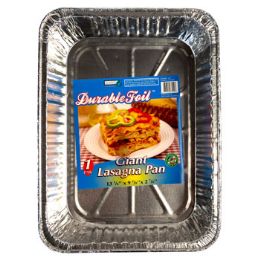 100 pieces Aluminum Lasagna Pan Giant 13.5 X 9.5 X 3in Made In Usa - Aluminum Pans