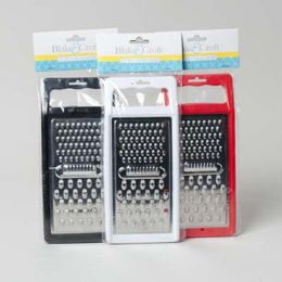 72 Wholesale Grater Flat 3 Grating Textures 10in 3asst Color Kitchen Pbhred/white/black