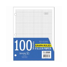 48 Pieces One Hundred Count Graph Filler Paper - Paper