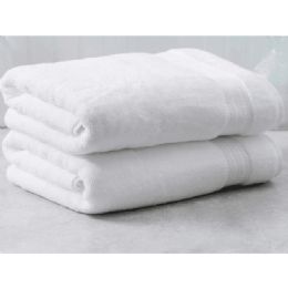 4 Wholesale Charisma 4 Piece Bath Towel In White Super Thick And Super Absorbent