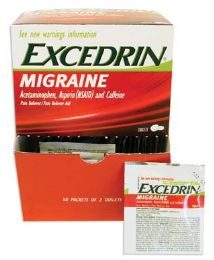 30 Wholesale Excedrin Caplets 2ct X 30 Migraine Dispenser