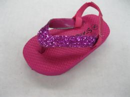 18 Bulk Infant Girls Summer Shimmer Flip Flop Sandals