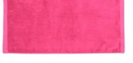 24 Wholesale Terry Velour Hand Towels Size 16x27 In Hot Pink