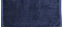 24 Pieces Terry Velour Hand Towels Size 16x27 In Navy Blue - Bath Towels