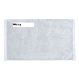 24 Wholesale Terry Velour Hand Towels Size 16x27 In White