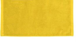 24 Pieces Terry Velour Hand Towels Size 16x27 In Yellow - Bath Towels