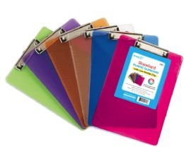 24 Pieces Standard Size Clipboard With Low Profile Clip - Clipboards and Binders