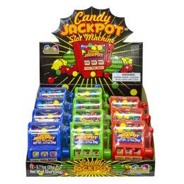 144 pieces Slot Machine Candy Filled 3 Asst Colors .71 Oz 12pc Counter Dspl - Food & Beverage