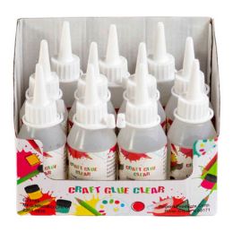 24 Wholesale Glue Craft Clear 1.7floz(50ml)