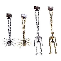 24 pieces Chain W/skeleton Or Spider - Halloween