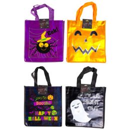 36 pieces Trick Or Treat Bag 4ast Shiny - Halloween