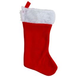36 pieces Stocking Red 18in Felt - Christmas Stocking