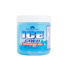 12 pieces Ice Analgesic Gel 8oz Jar - Pain and Allergy Relief