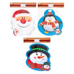 36 pieces Placemat/coaster Set Christmas 4pc Plastic 3ast Characters Xmas Pbh - Coasters & Trivets