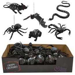 24 pieces Creepy Creature 6ast In 24pc Pdq - Halloween