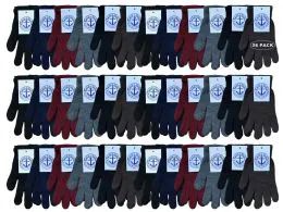 48 Pairs Yacht And Smith Men's Winter Gloves In Assorted Colors - Winter Gloves