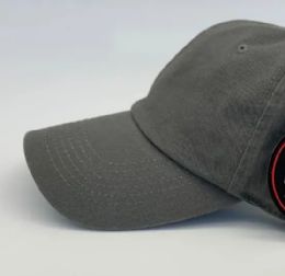 24 of Cap Men Women Plain Dad Hats Low Profile Dark Grey Ball Cap