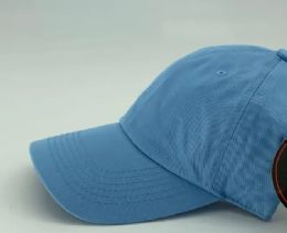 24 Wholesale Cap Men Women Plain Dad Hats Low Profile Sky Blue Ball Cap